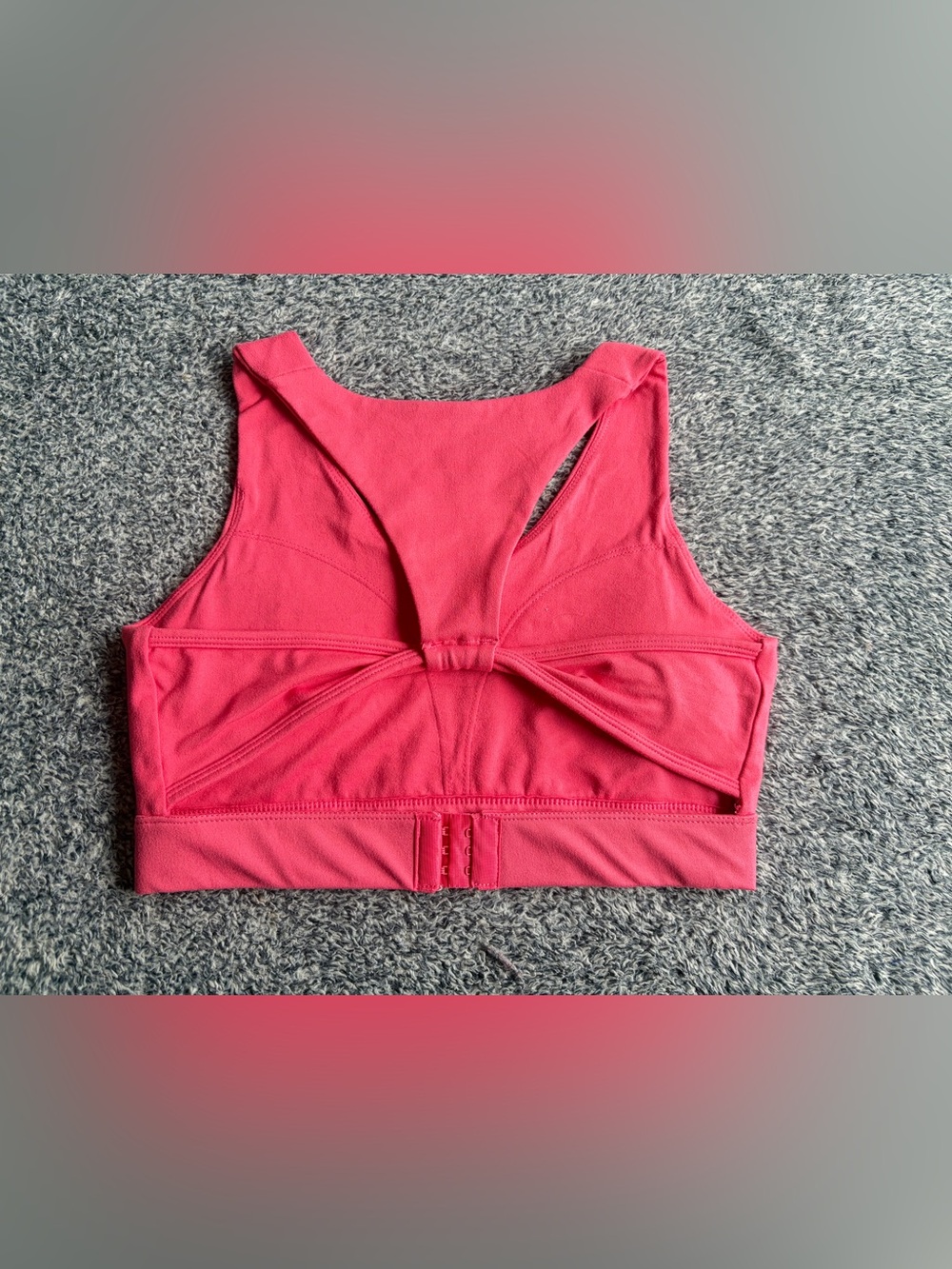 Kyodan Coral-Pink Racerback Sports Bra - Picture 2 of 5